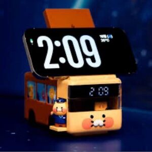 ✨Hostpick✨CHOONSIK  Bus 2IN1 Wireless Charger & LED Clock
